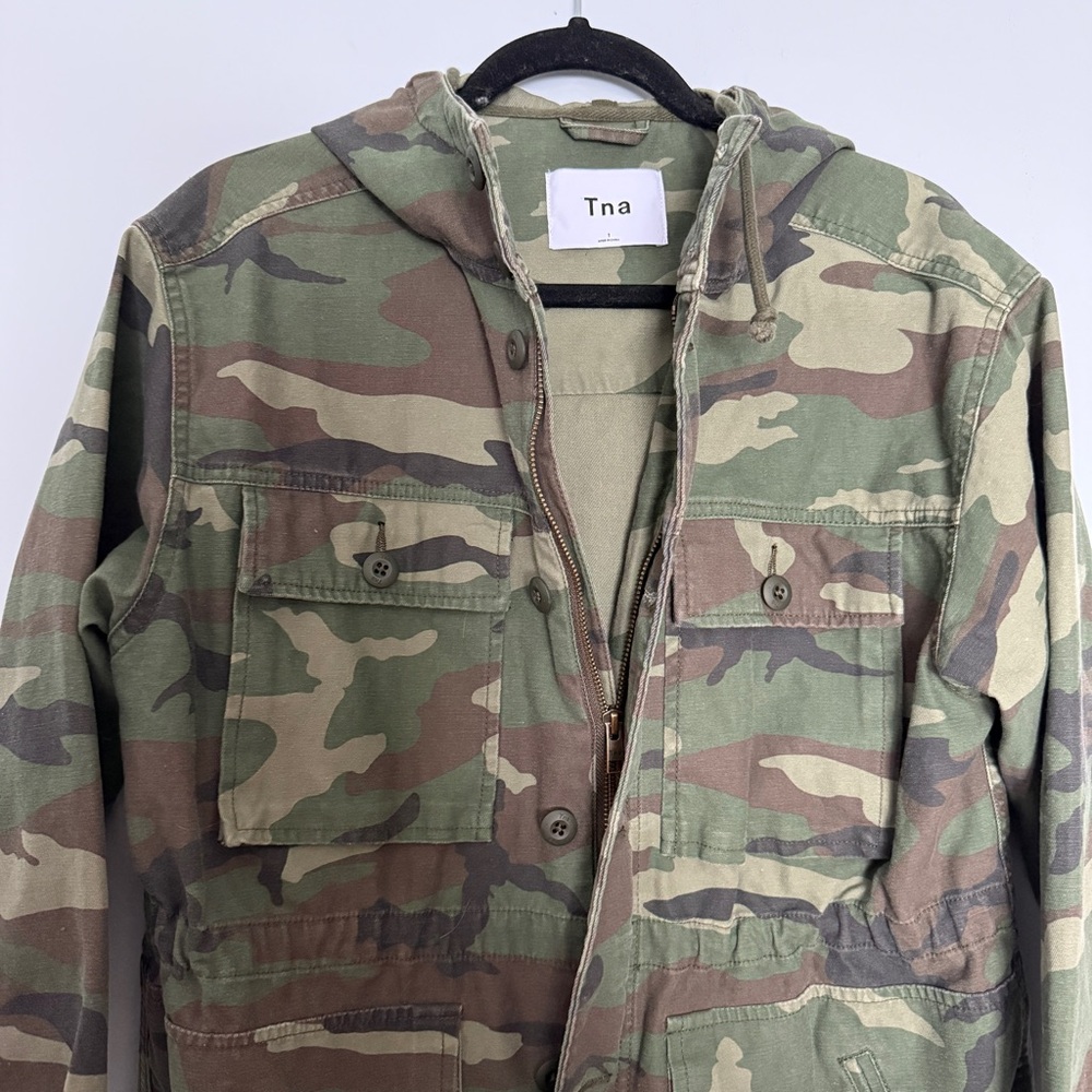 TNA Women’s Green Camouflage Jacket